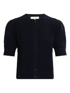 Кардиган на пуговицах с рукавами буф Frame, синий