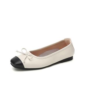 Повседневные однобортные туфли женские QUICHESHOES, Beige