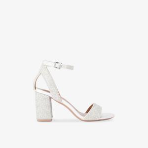 Босоножки на каблуке Carvela Kianni с кристаллами, белый