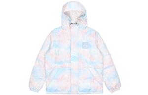 Wade Collection Пуховик унисекс Off White Lining, кремовый