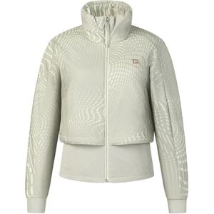 FILA Женская фитнес куртка пуховик светло-зеленого цвета, Light Green