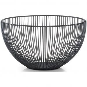 Фруктовая чаша, 1 шт., металлическая, в современном дизайне Zeller Present, черный