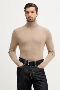 Свитер из смесовой шерсти Sisley, бежевый