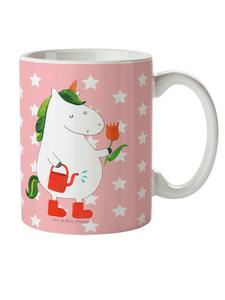 Детская кружка Садовник-единорог в пастельно-красных тонах Mr. & Mrs. Panda
