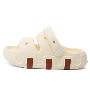 Детские шлепанцы для улицы QIQUDUCK, экрю