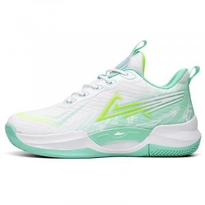 Баскетбольные кроссовки для детей и подростков с низким верхом, амортизирующие, износостойкие, дышащие Kuding, белый