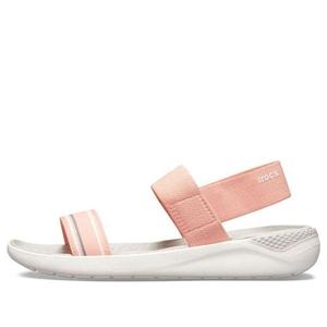 Сандалии literide pink sandals Crocs, розовый