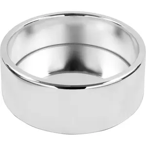 Подсвечник из финки «ИМПЕРИЯ», (1 шт.), цвет серебро - никелированный металл - Ø 11,5см - для столбовых свечей Ø 8 см Fink, цвет silberfarben