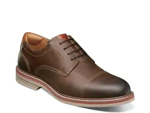 Оксфорды Norwalk Cap Toe Oxford Florsheim, темно-коричневый