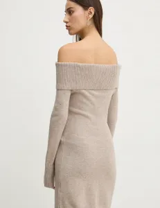 Платье Hollister Co., бежевый