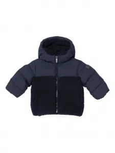 Пуховик с нашивкой-логотипом Il Gufo, синий