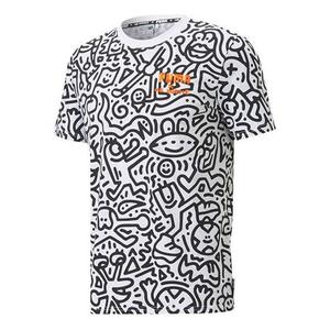 Футболка PUMA X Mr Doodle Aop Tee Short Sleeve, белый