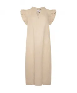 Платье Этты с оборками Tiffany, бежевый