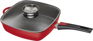 Сковорода King со съемной ручкой, красный / черный