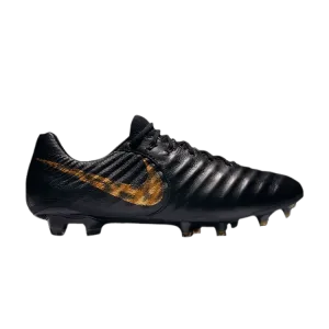 Бутсы Nike Tiempo Legend 7 Elite FG GS 'Black Gold', черный