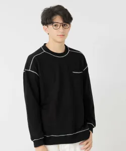 Толстовка с цветным швом (для взрослых) Chil2, цвет Black