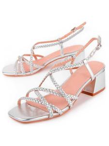 Montevita Сандалии Tre2 серебристого цвета