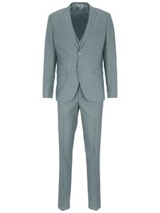 Приталенный костюм Steffen Klein, светло-зеленый