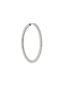 Круглая серьга Alba 25 мм из белого золота Maria Black, серебяный