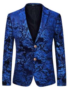 Youthup Приталенный пиджак в синем цвете