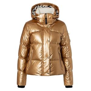 Пуховая горнолыжная куртка Bogner Hella-D (женская) - зима 2024 года, Gold Antik