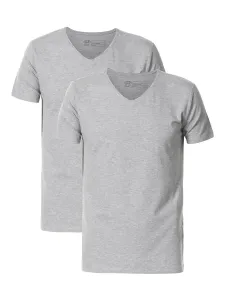 Футболка Petrol Industries с V-образным вырезом, серый