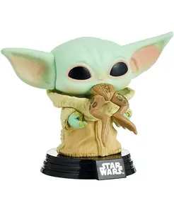 Виниловая фигурка мандалорца Funko Pop | Ребенок с лягушкой Star Wars, green