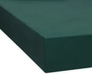 Простыня Dream Sleep Fine Flannel на резинке 180x200 - 200x200 см, цвет пихты Traumschlaf