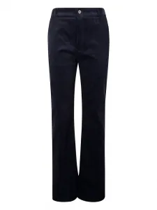 Вельветовые брюки прямого кроя A.P.C., синий