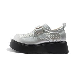 BEIER Женские лоферы белые, серебристые, цвет Silver