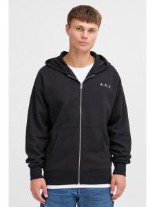 Спортивная куртка !SOLID Sweatjacke SDHENNE 21301160ME lässige Kapuzensweatjacke mit Backprint, черный