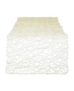 Скатерть-дорожка из тканой бумаги, 14"x72" Design Imports, Off-White