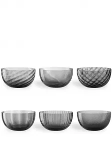 Набор Idra из шести чашек Nasonmoretti, черный