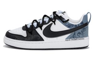 Детские скейтерские кроссовки Court Borough для младших школьников Nike, черный/белый/синий