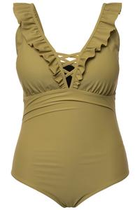 Треугольный купальник Studio Untold, оливковый