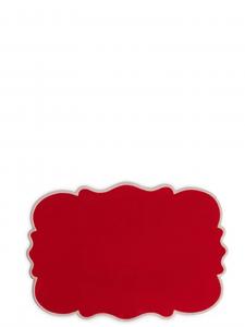 Набор из 2 салфеток для сервировки со фигурным краем Bitossi, красный