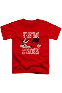 Футболка с коротким рукавом Looney Tunes Persistence для малышей Gildan, красный