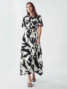 Willa Платье-рубашка в черном цвете