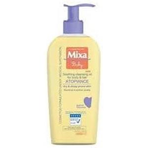 Успокаивающее очищающее масло для тела и волос 250мл, Mixa