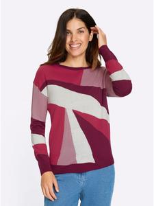 Свитер с длинными рукавами в цвете пыльной розы и лилового Sieh an!