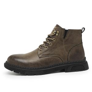 Bull charm Антискользящие износостойкие полувысокие повседневные туфли мужские хаки, цвет Khaki