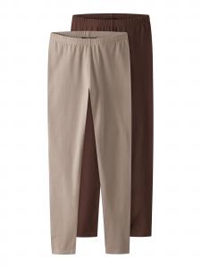 TWO SOON Скинни-легинсы Kitt, темно-коричневые