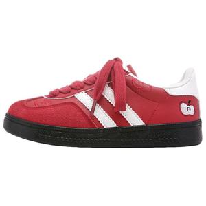 JimiXiong Женские лоу-топ скейтборд кроссовки Red, цвет Red