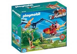 Playmobil The Explorers, Вертолет с блоками птеродактиля, 9430
