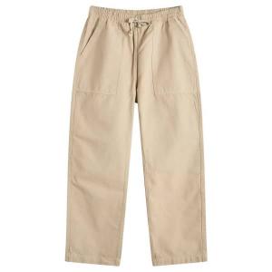 Холщовые поварские брюки Service Works, цвет stone