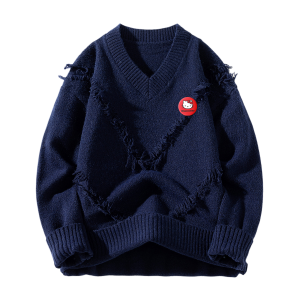 Hello Kitty Hello Kitty SS25 свитер Unisex Sanrio, темно-синий