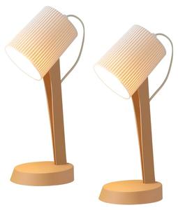 Настольная лампа Nettlife Nauman (2er-Set), коричневый