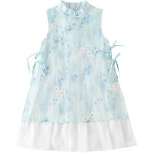 Платье для девочек школьного возраста PROTECTCAMEL, светло-синий
