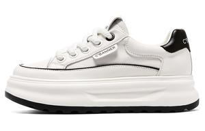 Кроссовки CВ°BANNER Skateboard Shoes Women's Low-Top Beige Black