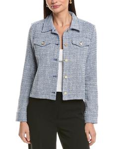 Куртка J.McLaughlin Colby из льняной смеси J.Mclaughlin, синий/мультиколор